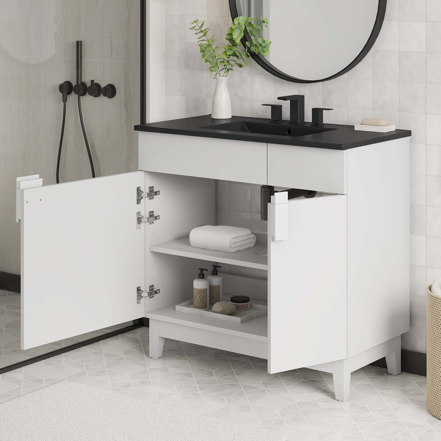 Miles 36” Bathroom Vanity By Modway - EEI-6485 | Bathroom Accessories | Modishstore - 33