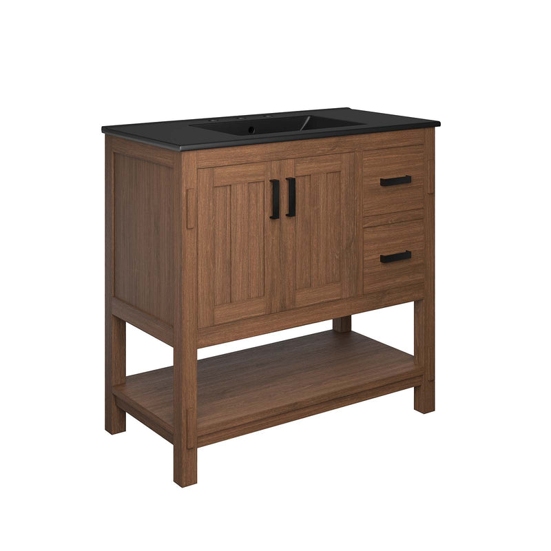 Ashlyn 36” Wood Bathroom Vanity By Modway - EEI-6535 | Bathroom Accessories | Modishstore - 2