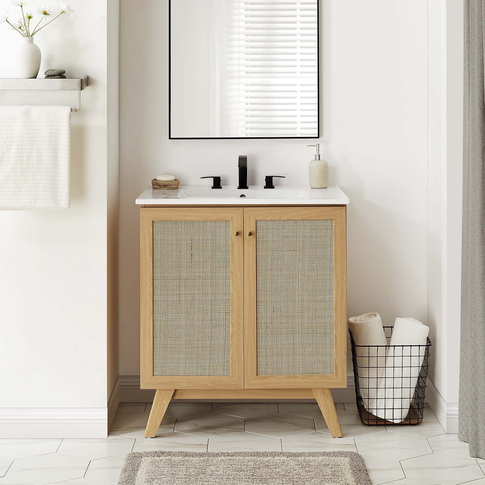 Soma 30” Bathroom Vanity Cabinet (Sink Basin Not Included) By Modway - EEI-6587 | Bathroom Accessories | Modishstore - 1