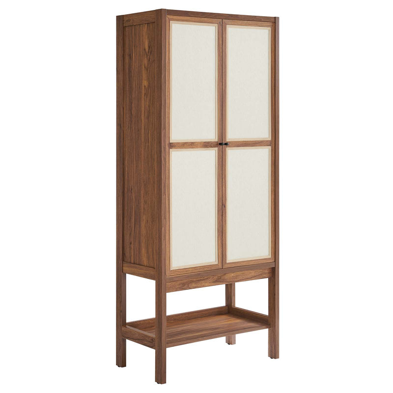 Capri Tall Wood Grain Standing Storage Cabinet By Modway - EEI-6620 | Cabinets | Modishstore - 1