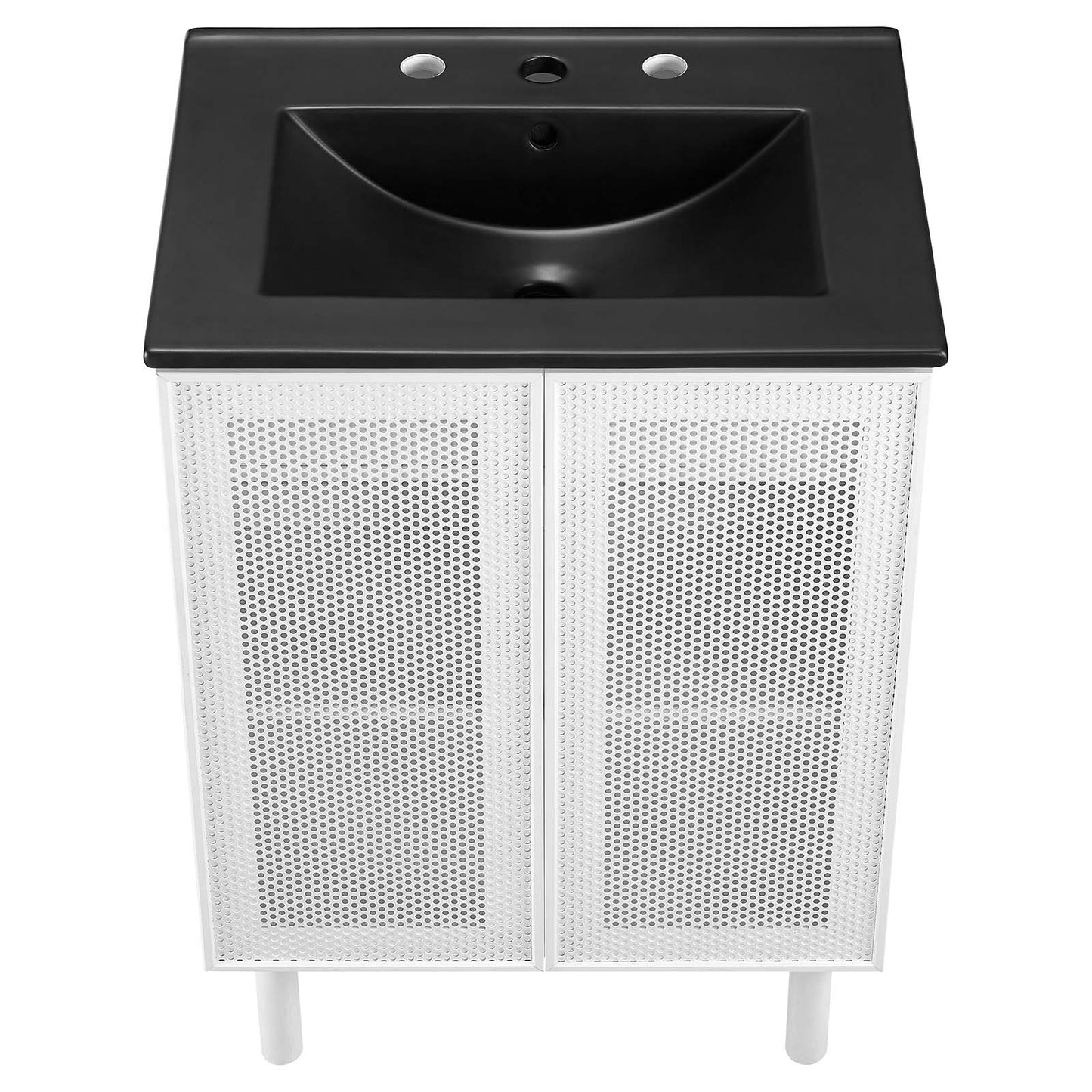 Calla 24" Perforated Metal Bathroom Vanity By Modway - EEI-6679 | Bathroom Accessories | Modishstore - 6