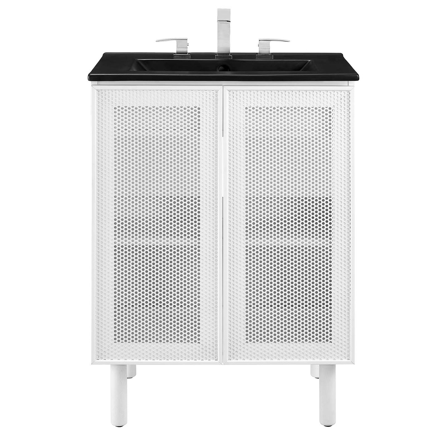 Calla 24" Perforated Metal Bathroom Vanity By Modway - EEI-6679 | Bathroom Accessories | Modishstore - 8