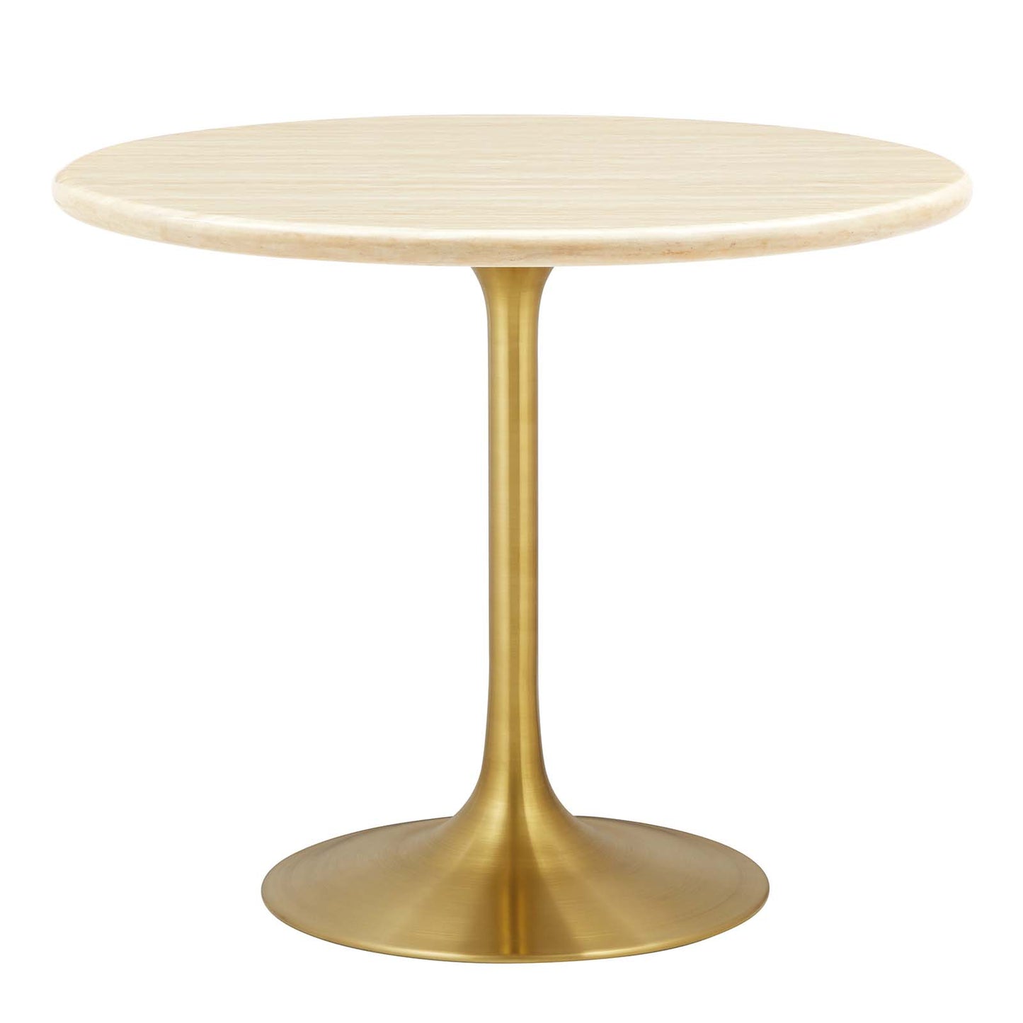 Lippa 36” Round Artificial Travertine  Dining Table By Modway - EEI-6752 | Dining Tables | Modishstore - 2