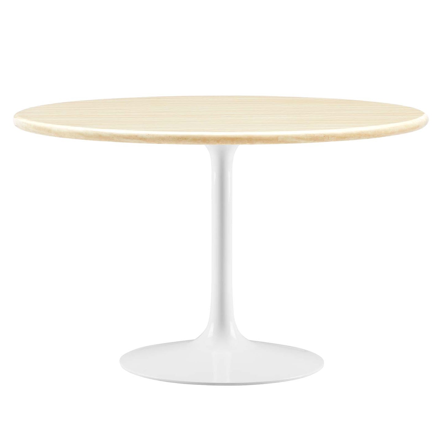 Lippa 48" Round Artificial Travertine  Dining Table By Modway - EEI-6754 | Dining Tables | Modishstore - 2