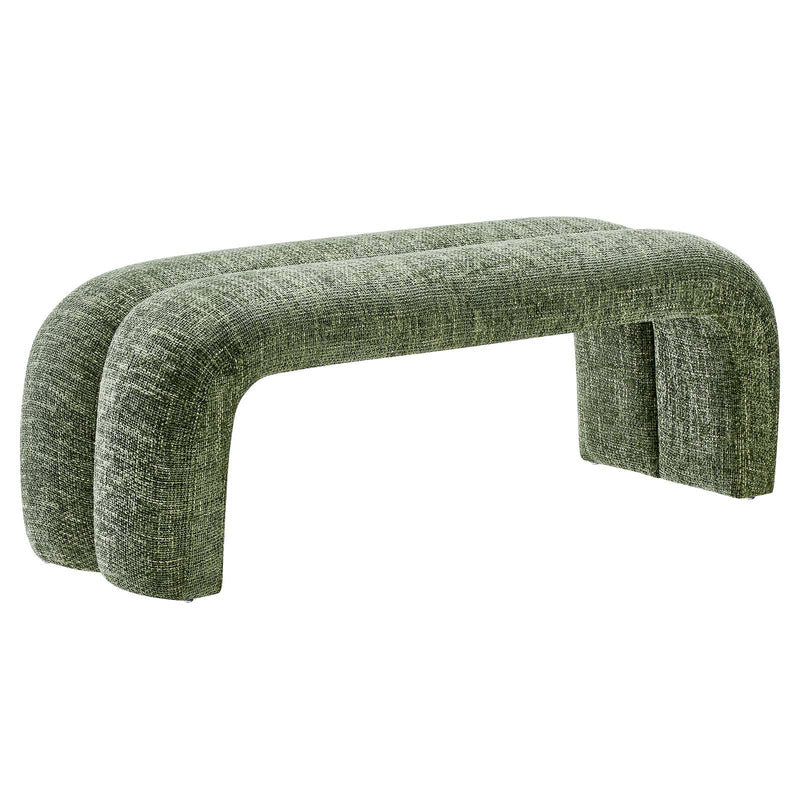 Dax 50.5" Chenille Upholstered Accent Bench By Modway - EEI-6769 | Benches | Modishstore - 1