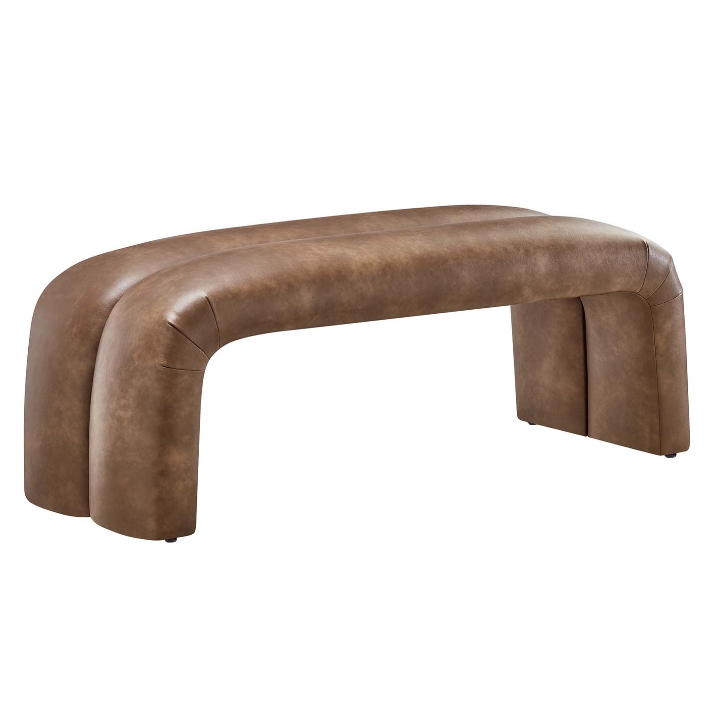 Dax 50.5" Vegan Leather Upholstered Accent Bench By Modway - EEI-6770 | Benches | Modishstore - 1