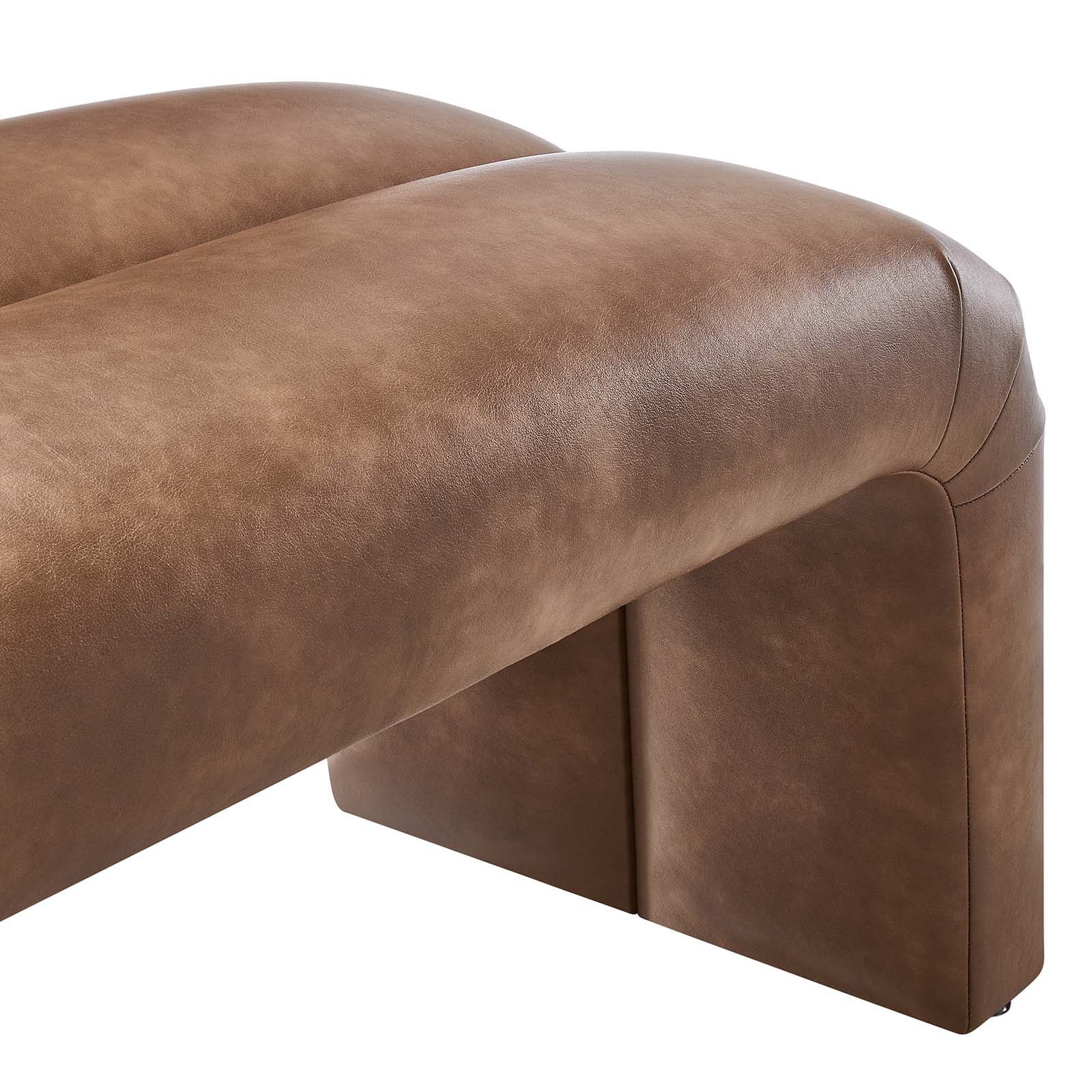 Dax 50.5" Vegan Leather Upholstered Accent Bench By Modway - EEI-6770 | Benches | Modishstore - 5