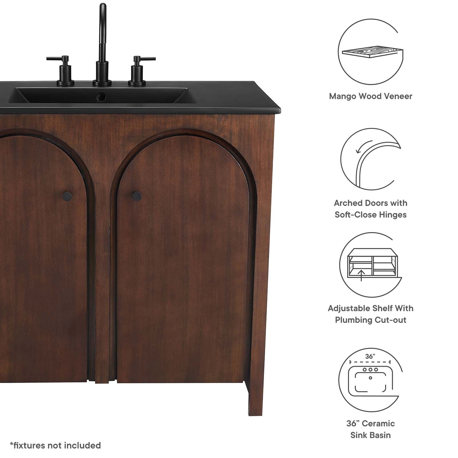 Appia 36" Bathroom Vanity By Modway - EEI-6791 | Bathroom Accessories | Modishstore - 10