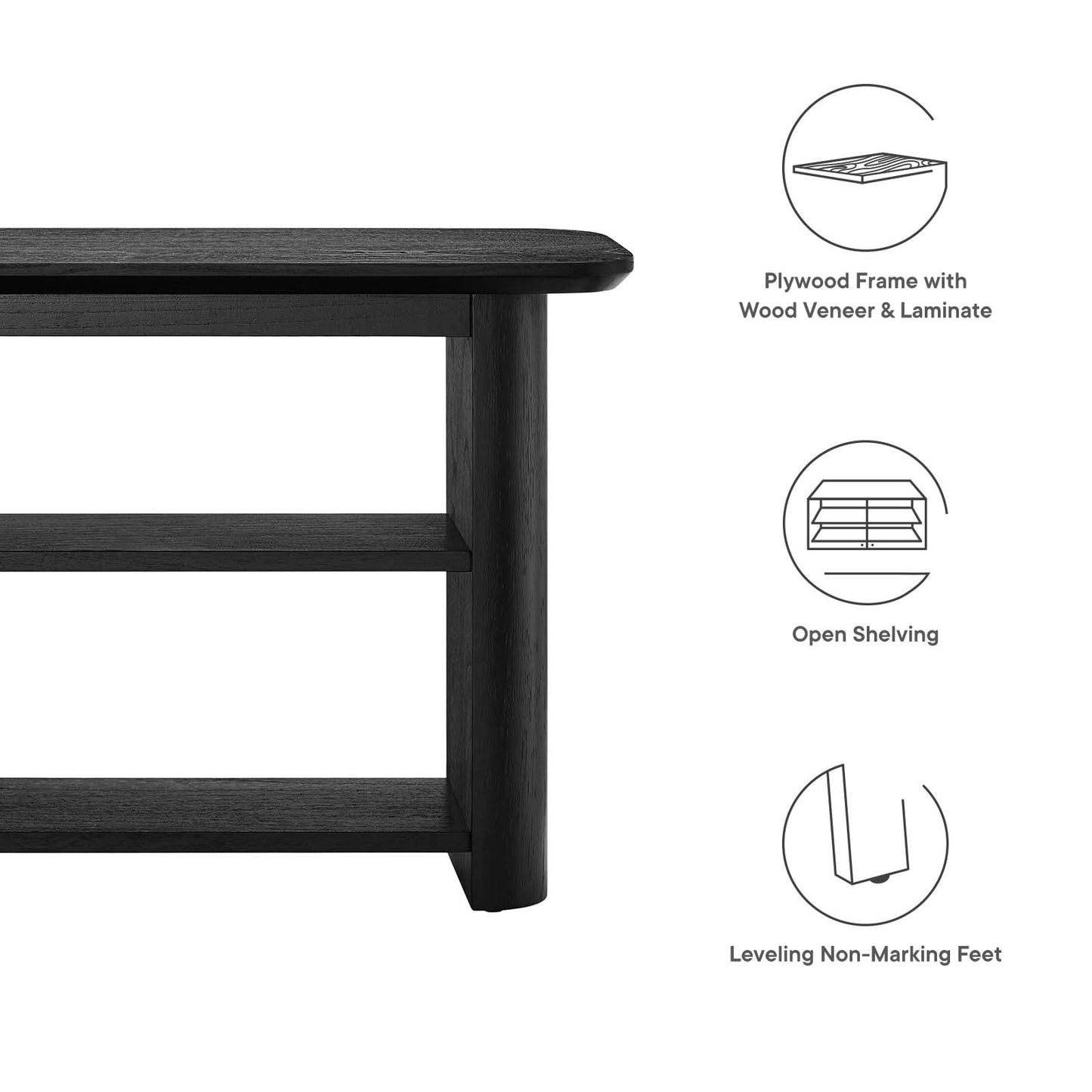 Calix 57” Console Table By Modway - EEI-6849 | Console Tables | Modishstore - 6