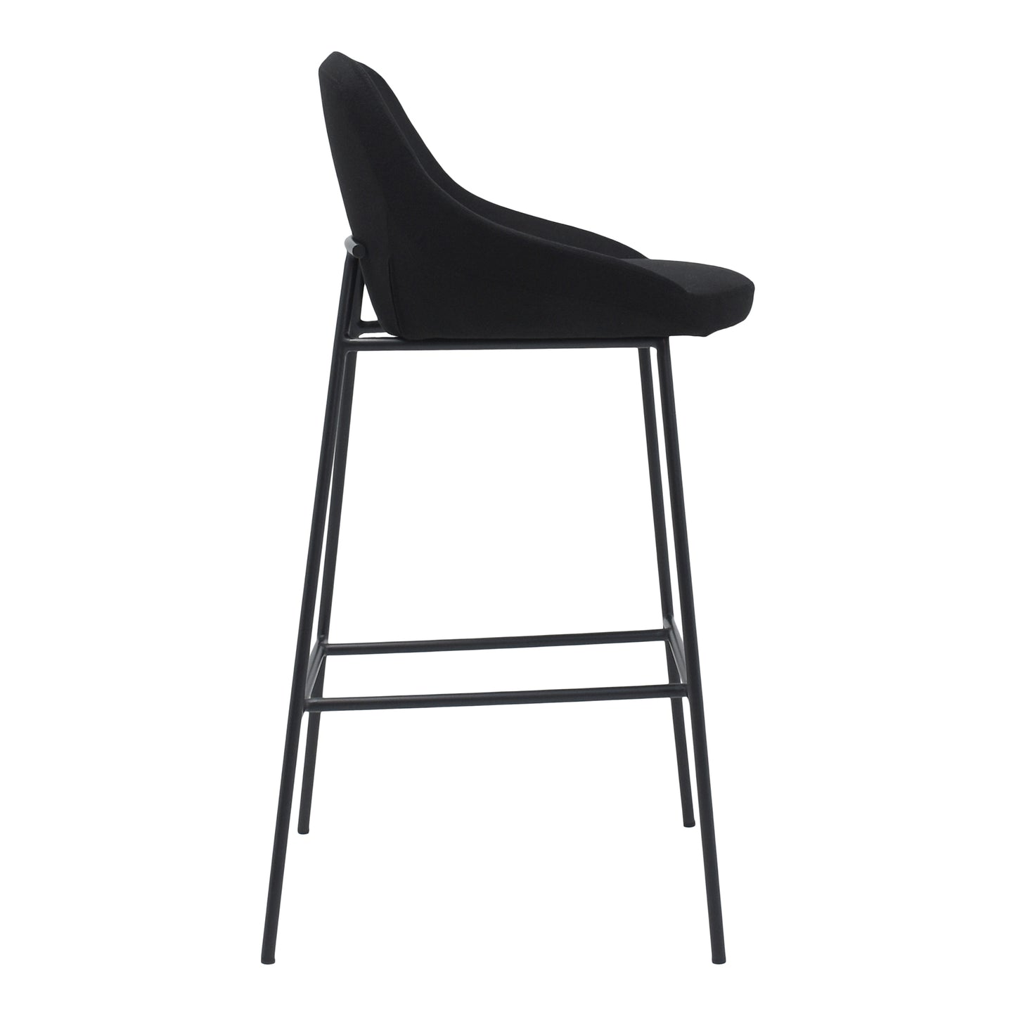 Shelby Barstool Black By Moe's Home Collection | Bar Stools | Modishstore - 2