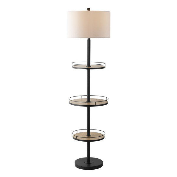 Safavieh Bello Floor Lamp - Matte Black | Floor Lamps | Modishstore - 2