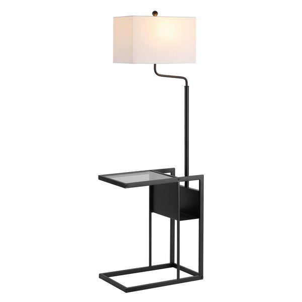 Safavieh Janson Floor Lamp - Matte Black | Floor Lamps | Modishstore - 2