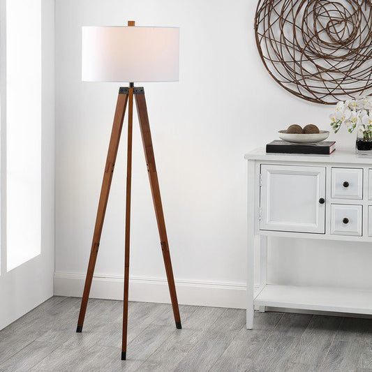 Safavieh Cameo Floor Lamp - Walnut | Floor Lamps | Modishstore