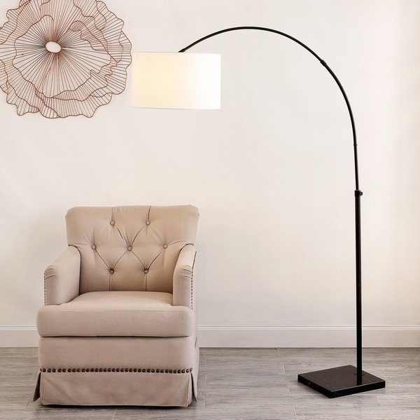 Safavieh Katla Floor Lamp - Black | Floor Lamps | Modishstore