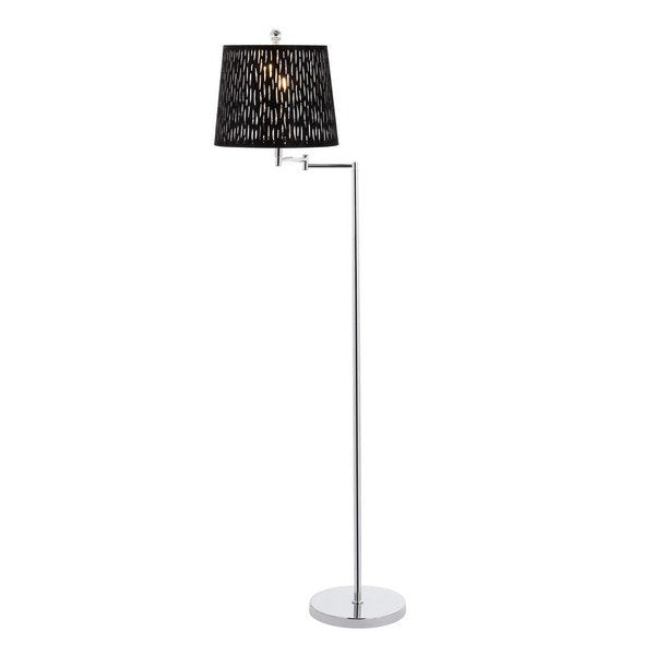 Safavieh Berman Floor Lamp - Chrome | Floor Lamps | Modishstore - 2