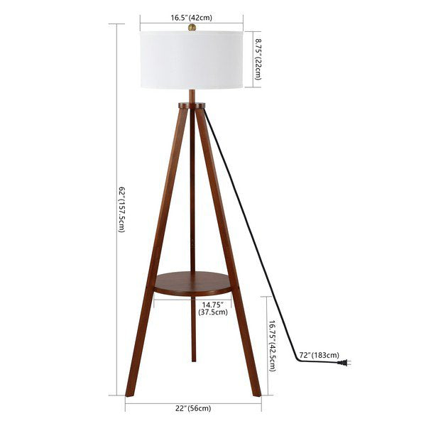 Safavieh Faris Floor Lamp - Natural | Floor Lamps | Modishstore - 3