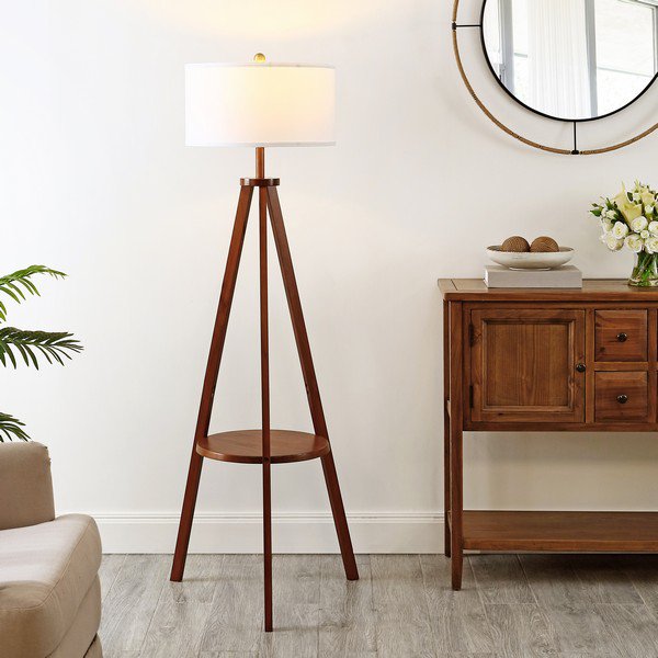 Safavieh Faris Floor Lamp - Natural | Floor Lamps | Modishstore