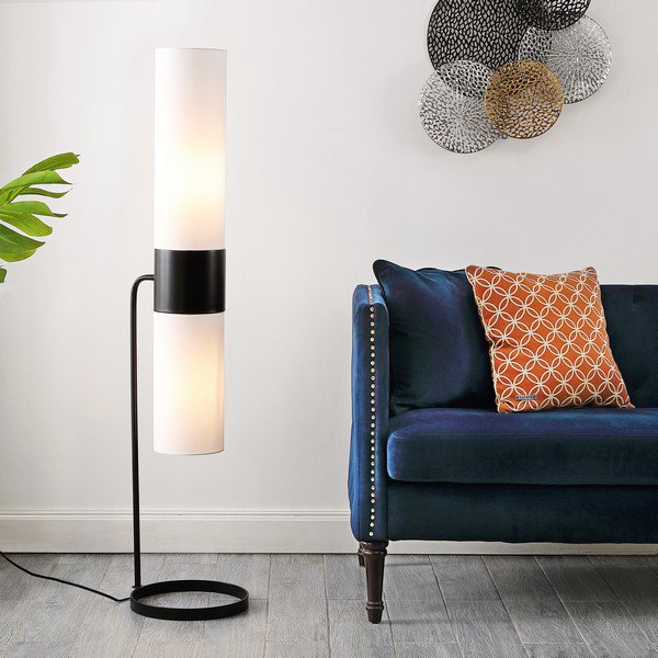 Safavieh Fierro Floor Lamp - Matte Black | Floor Lamps | Modishstore