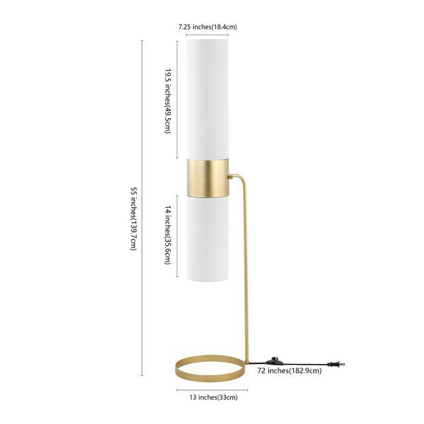 Safavieh Fierro Floor Lamp - Gold | Floor Lamps | Modishstore - 3