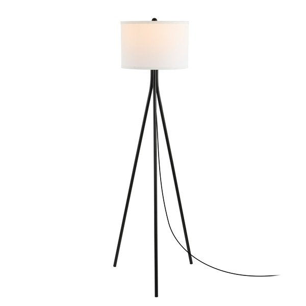 Safavieh Galilea Floor Lamp - Matte Black | Floor Lamps | Modishstore - 2