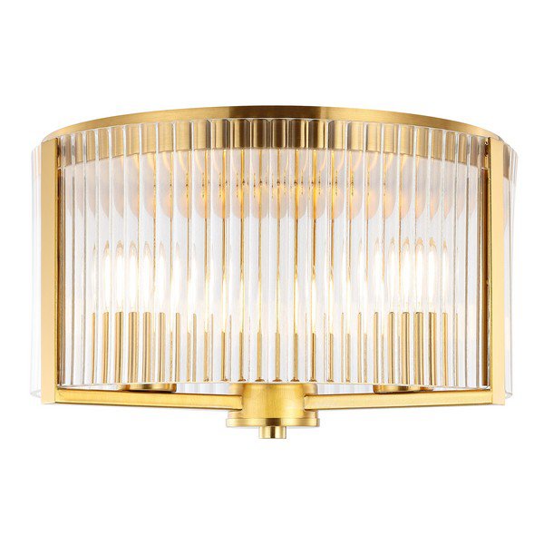 Safavieh Jetra Flush Mount - Brass | Ceiling Lamps | Modishstore - 2