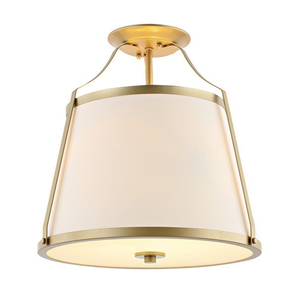 Safavieh Lanis Flush Mount - Gold | Ceiling Lamps | Modishstore - 2