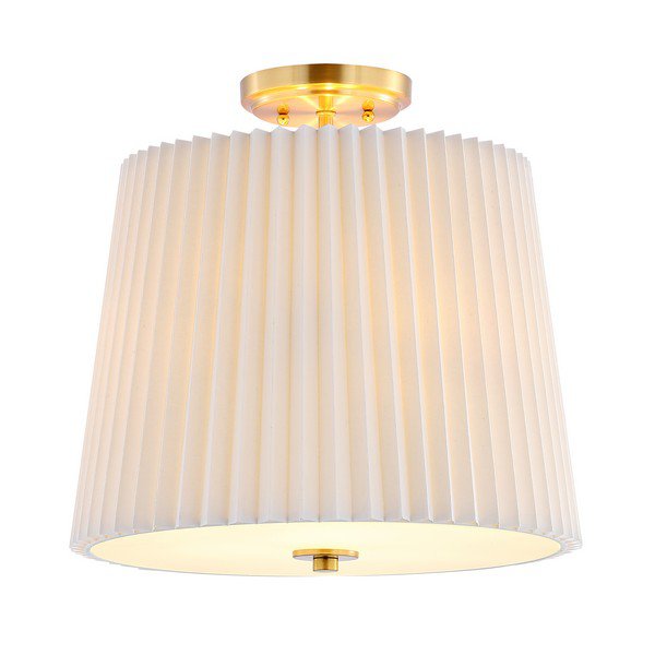 Safavieh Madio Flush Mount - Gold Base | Ceiling Lamps | Modishstore - 2