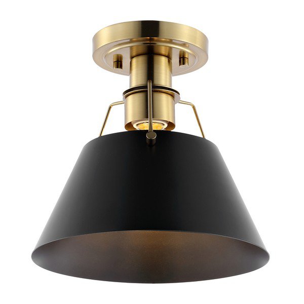 Safavieh Mazelle Flush Mount - Brass | Ceiling Lamps | Modishstore - 2