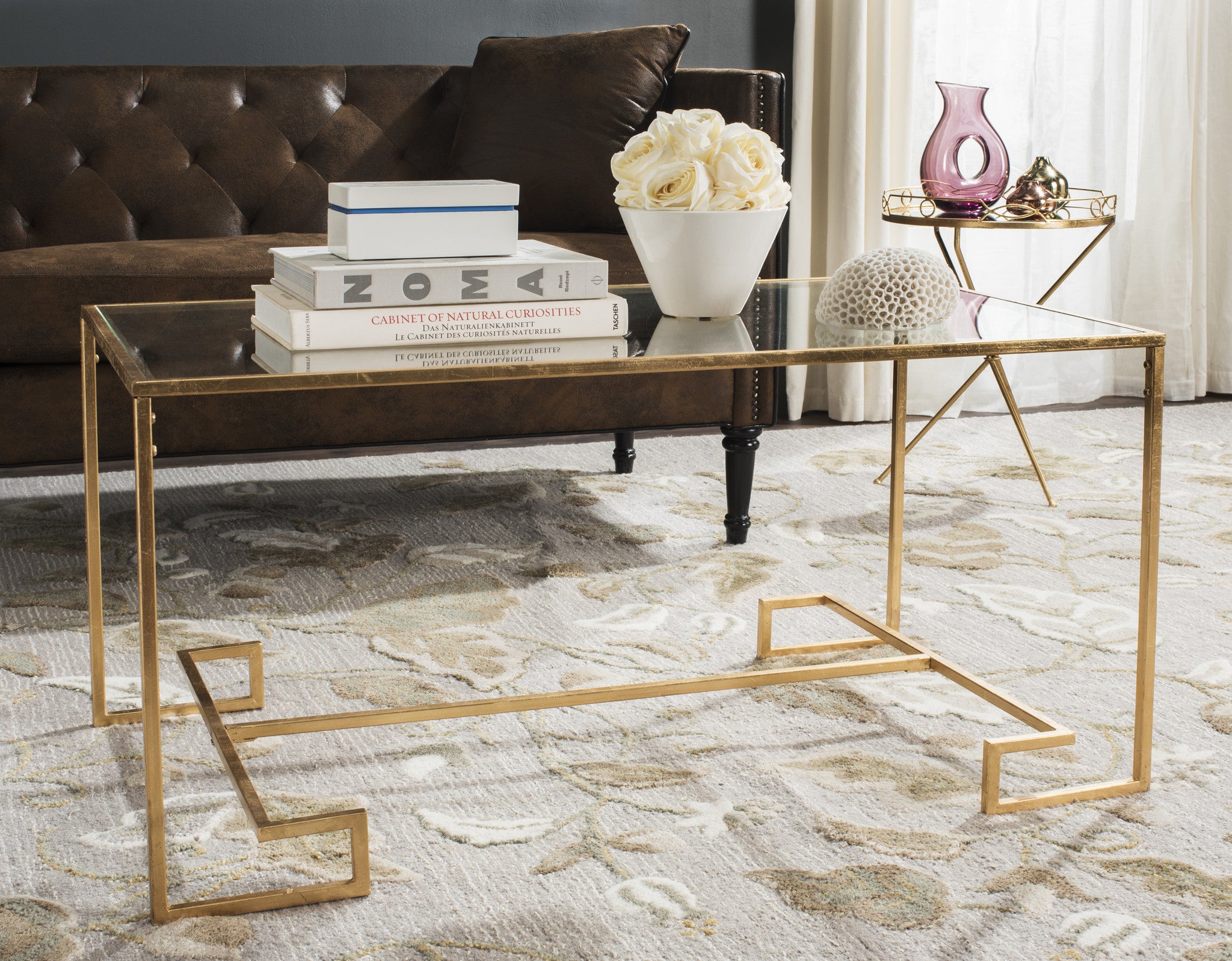 Safavieh senjo deals rouge coffee table