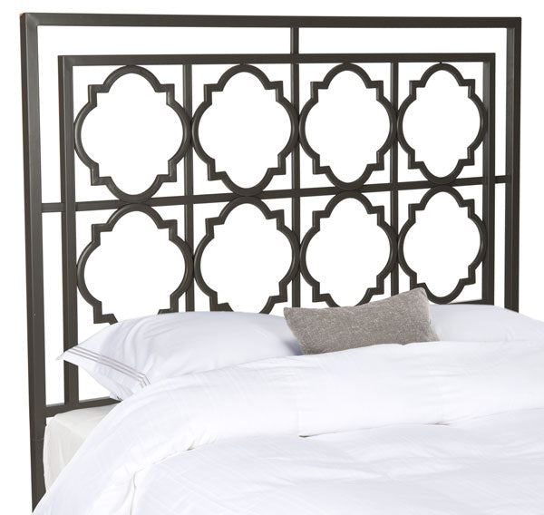 Safavieh Silva Headboard King Size - Gunmetal | Headboards | Modishstore - 2