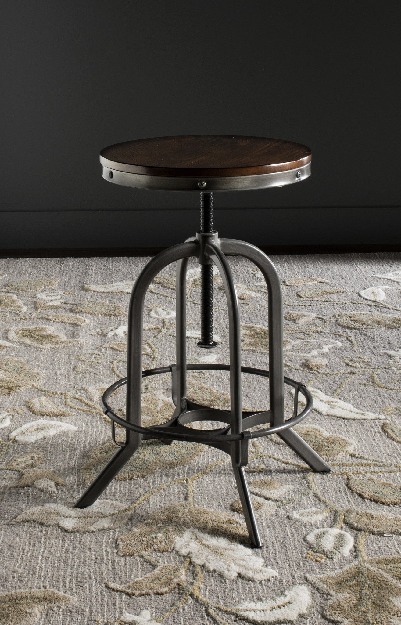 Safavieh Wildomar Swivel Stool | Bar Stools | Modishstore - 1