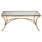 Uttermost Alayna Gold Coffee Table | Coffee Tables | Modishstore