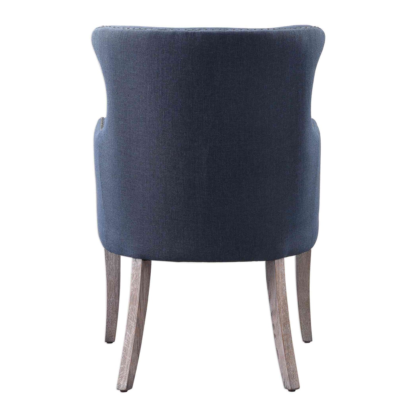 Uttermost Yareena Blue Wing Chair | Accent Chairs | Modishstore - 3