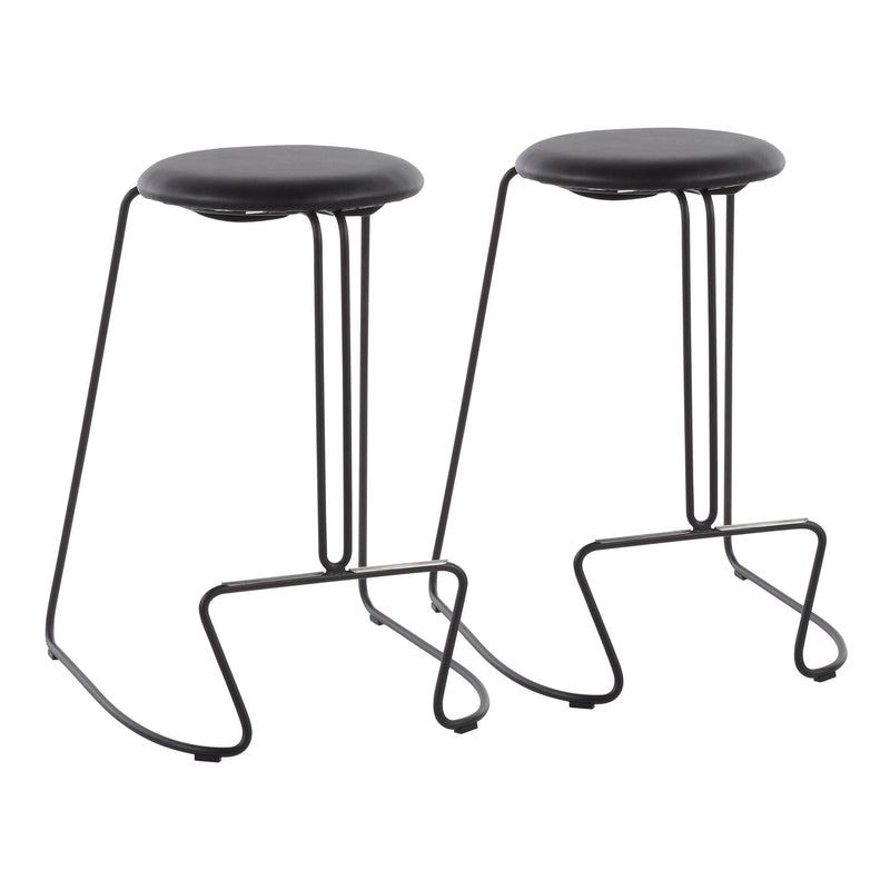 LumiSource Finn Counter Stool - Set of 2-5