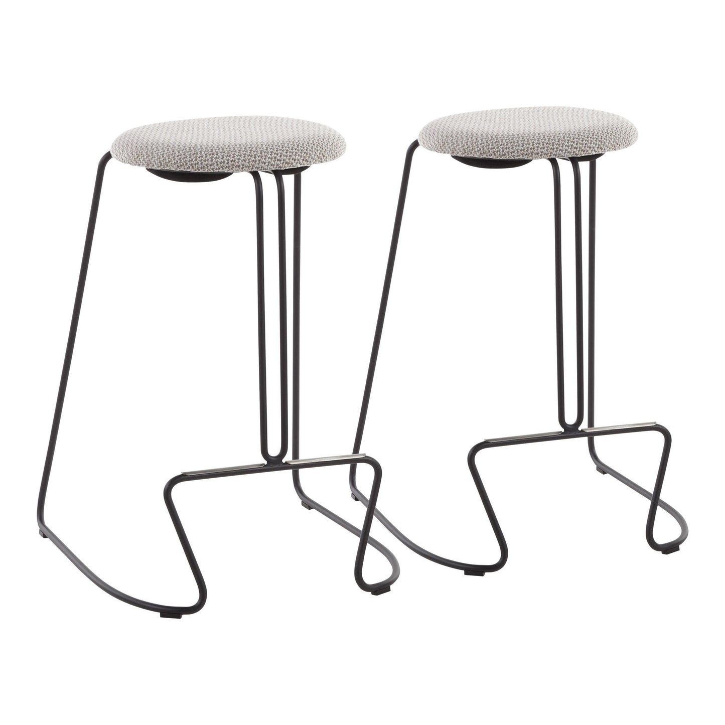 LumiSource Finn Counter Stool - Set of 2-7