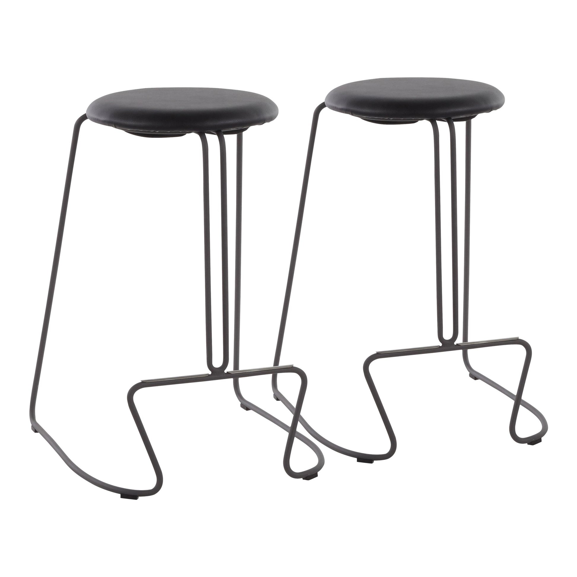 LumiSource Finn Counter Stool - Set of 2-9