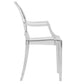 LeisureMod Carroll Modern Acrylic Chair, Set of 4 | Side Chairs | Modishstore - 4