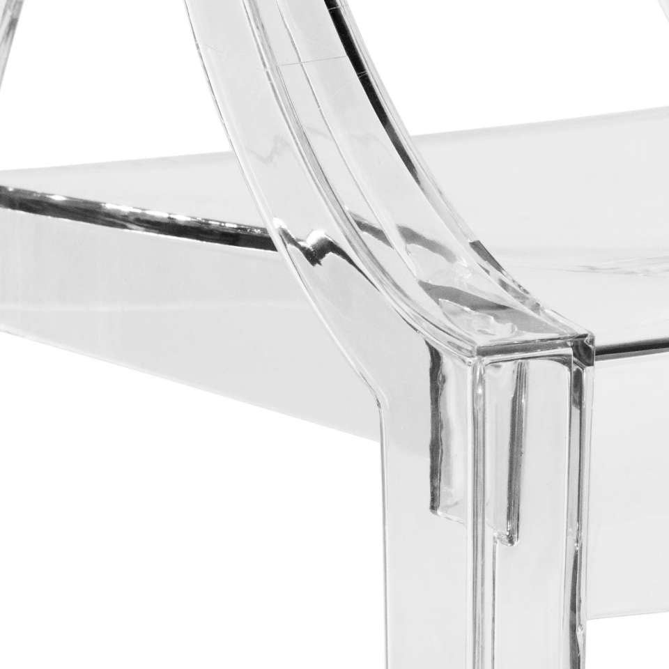 LeisureMod Carroll Modern Acrylic Chair, Set of 4 | Side Chairs | Modishstore - 7