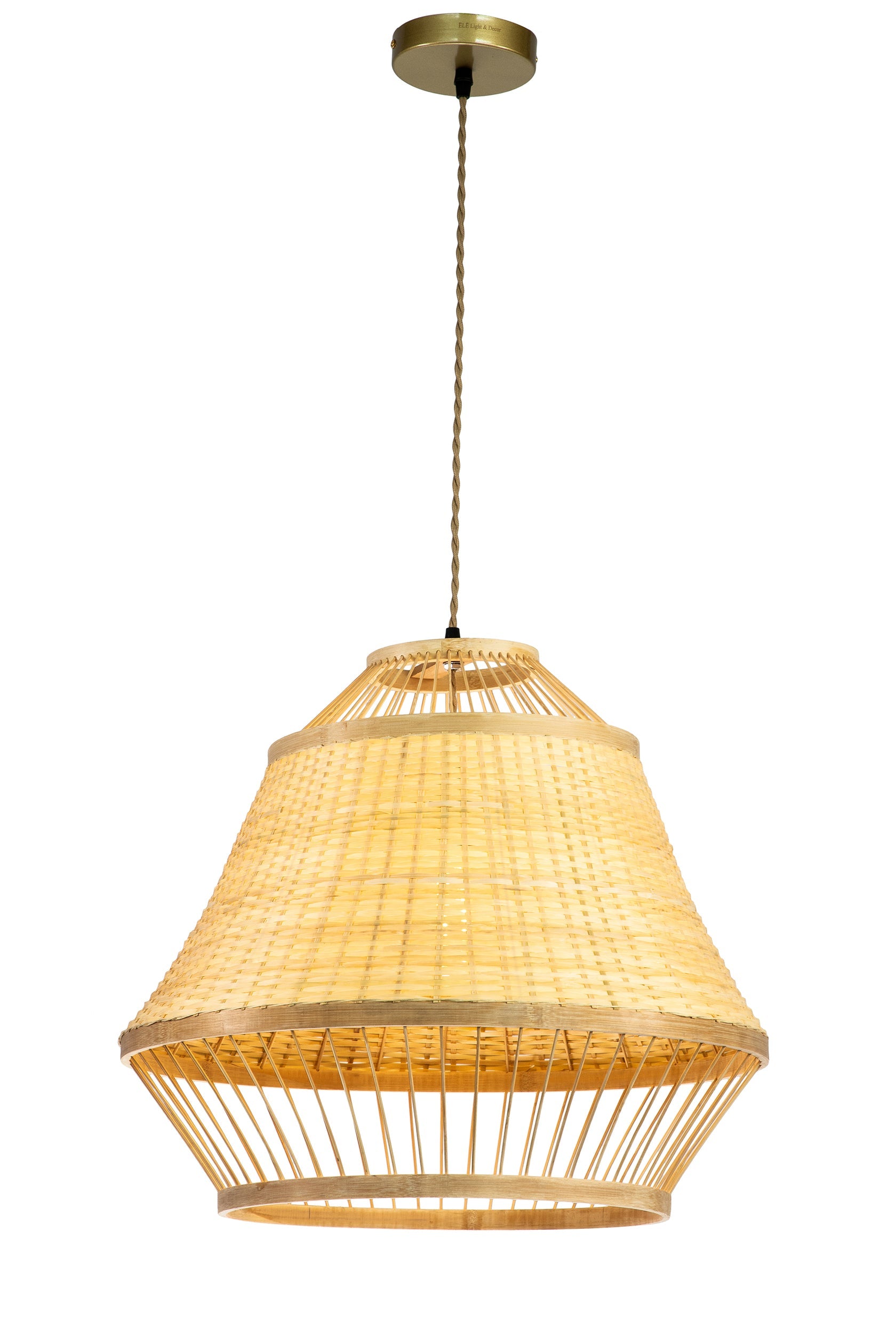 Ele Modern Rattan Pendant Light By Ele Light & Decor | Pendant Lamps | Modishstore - 2