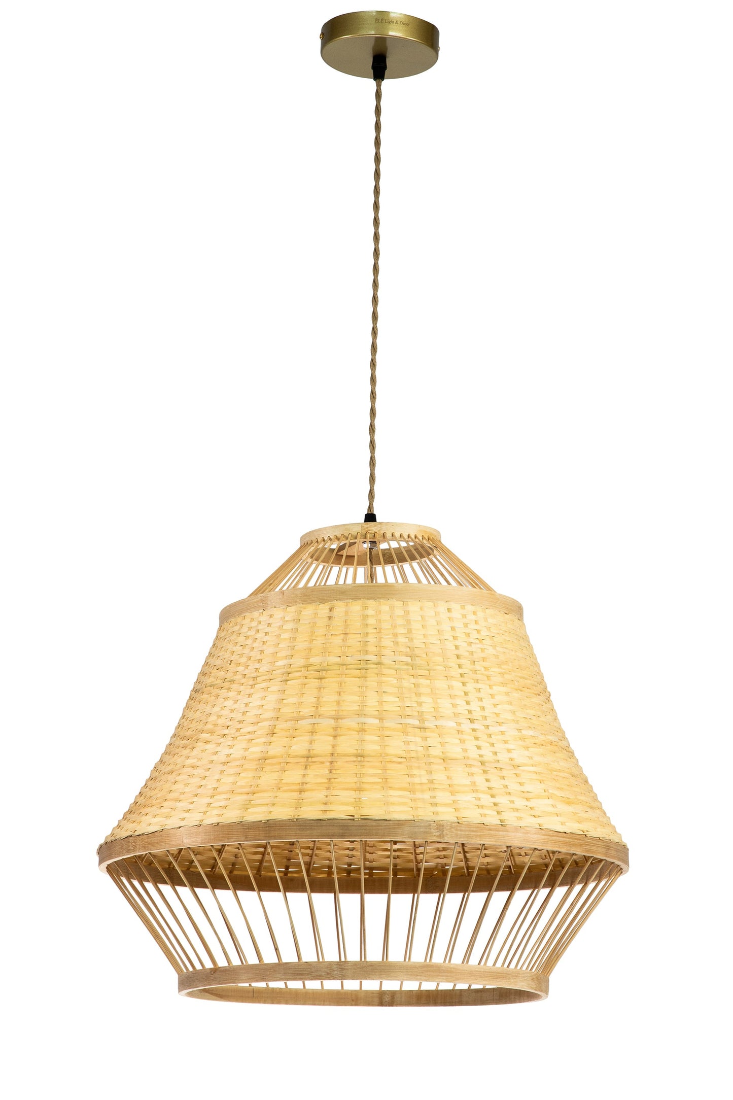 Ele Modern Rattan Pendant Light By Ele Light & Decor | Pendant Lamps | Modishstore - 7