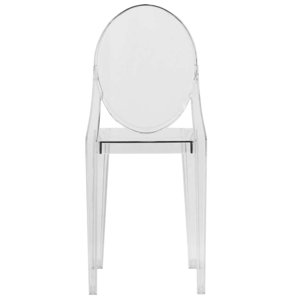 LeisureMod Marion Transparent Acrylic Modern Chair, Set of 4 | Dining Chairs | Modishstore - 6