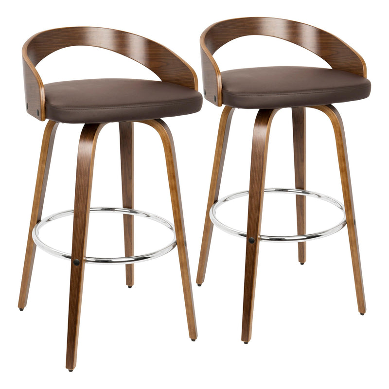 LumiSource Grotto Barstool - Set of 2-10