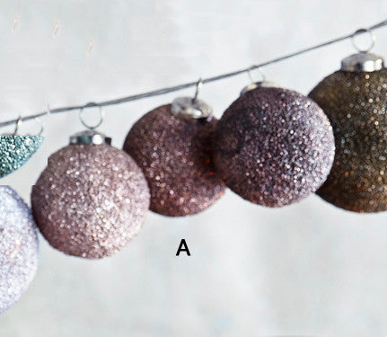 Roost Sparkle Ball Ornaments - Set Of 18