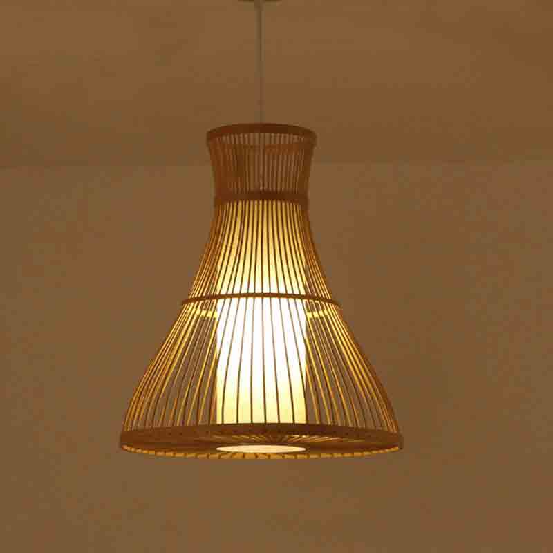 Bamboo Wicker Rattan Pendant Light By Artisan Living-SC-17027-4