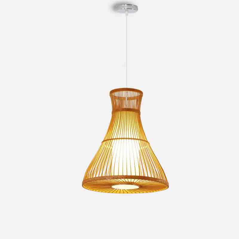 Bamboo Wicker Rattan Pendant Light By Artisan Living-SC-17025-2