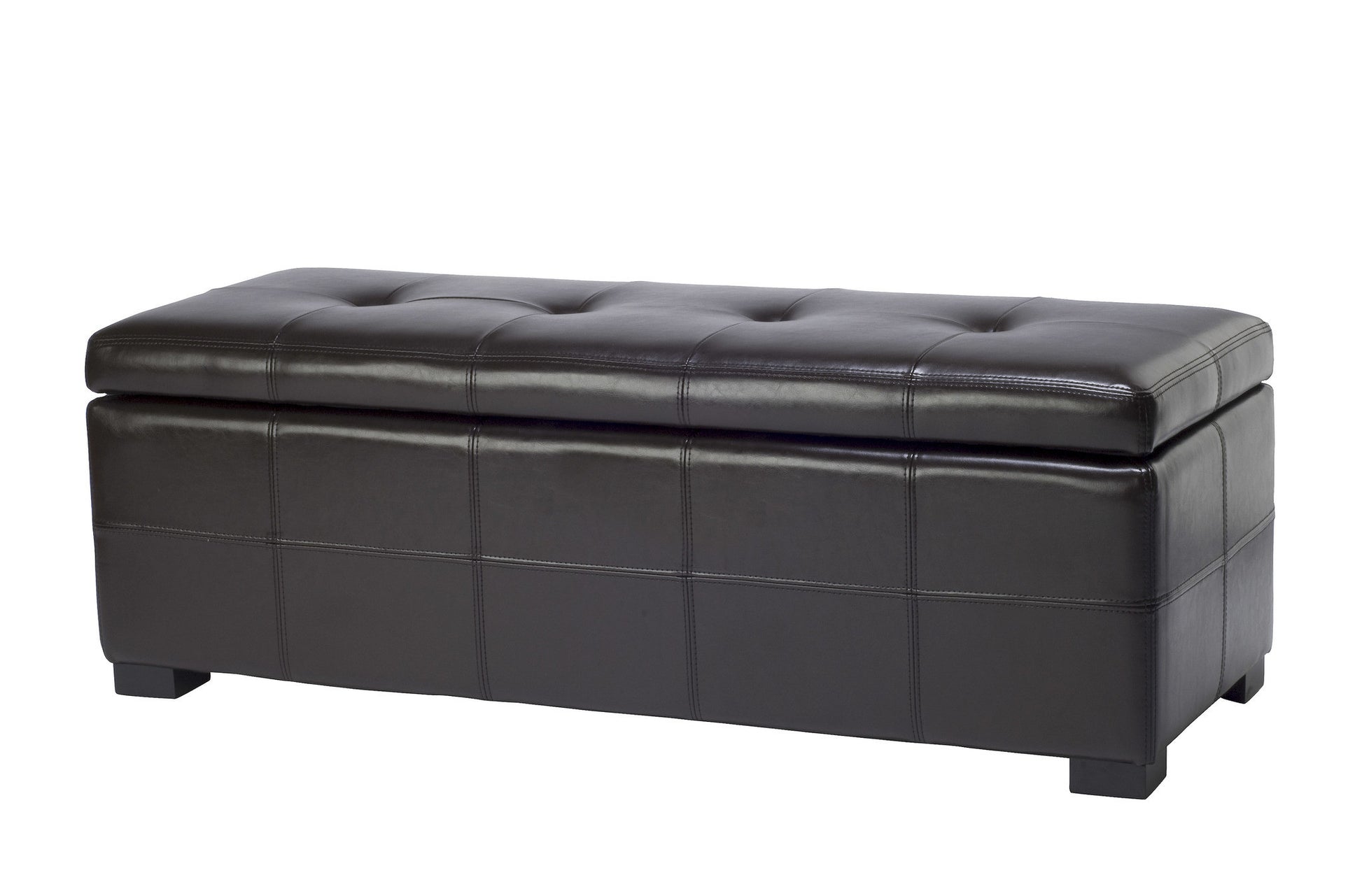 Safavieh Maiden Tufted Storage Bench Lg | Benches | Modishstore - 2