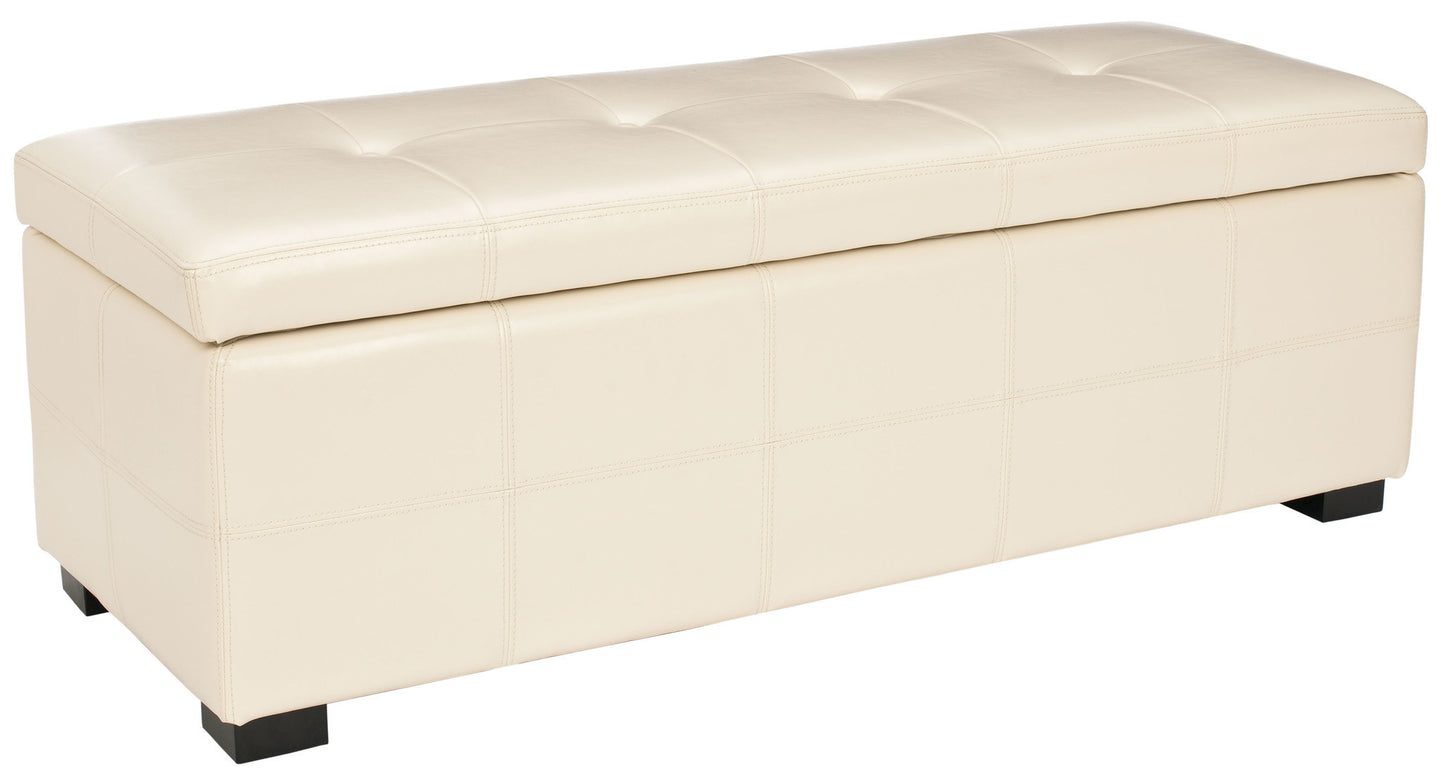 Safavieh Maiden Tufted Storage Bench Lg | Benches | Modishstore - 5