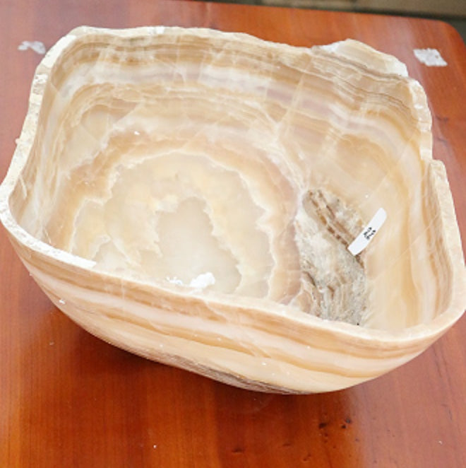 Raw Edge Natural Free Form Onyx Bowl-3