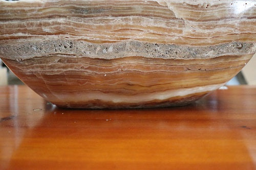 Raw Edge Natural Free Form Onyx Bowl-2