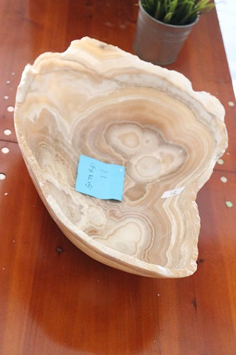 Raw Edge Natural Free Form Onyx Bowl-2